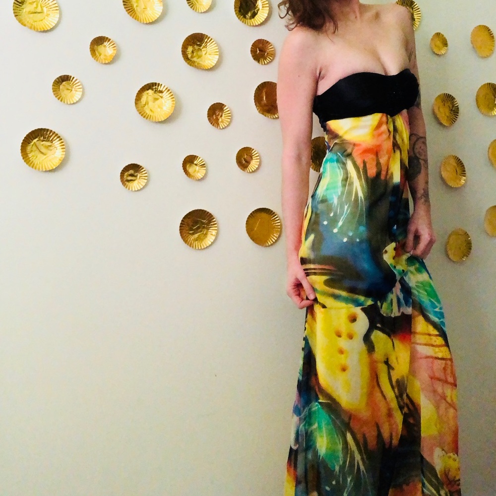 Floor length dress